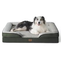 Cama Ortopédica Bedsure XL para Cães Grandes - Verde Escuro