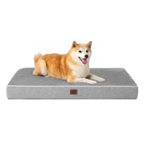 Cama ortopédica impermeável de espuma viscoelástica para cães EHEYCIGA Grey 35x23 Cama ortopédica impermeável de espuma viscoelástica para cães EHEYCIGA Grey 35x23