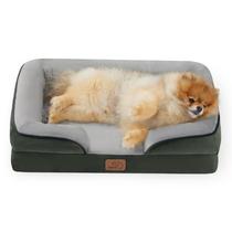 Cama Ortopédica para Cães Bedsure - Pequena, Lavável e Verde-Escuro Cama Ortopédica para Cães Bedsure - Pequena, Lavável e Verde-Escuro