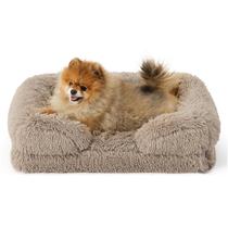 Cama ortopédica para cães Bedsure, pequeno, lavável, relaxante, cinza