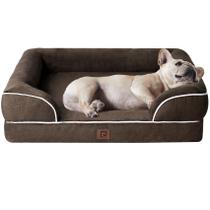 Cama ortopédica para cães EHEYCIGA Espuma viscoelástica impermeável para cães de médio porte