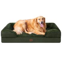 Cama Ortopédica para Cães EHEYCIGA - Impermeável com Espuma de Memória XL (Verde Escuro)