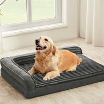 Cama ortopédica para cães WINDRACING impermeável para cães grandes, cinza Cama ortopédica para cães WINDRACING impermeável para cães grandes, cinza