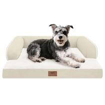 Cama ortopédica pequena para cães MEKIY 71x53x15 cm impermeável Cama ortopédica pequena para cães MEKIY 71x53x15 cm impermeável
