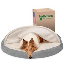 Cama Ortopédica Redonda Furhaven para Cães Grandes (44 Polegadas) Cama Ortopédica Redonda Furhaven para Cães Grandes (44 Polegadas)