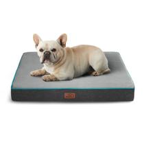 Cama Ortopédica Viscoelástica Impermeável para Cães Bedsure - Tamanho S - Cinza
