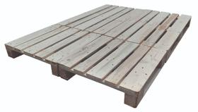 Cama Pallet Casal 188x144x15 Cm Fabricada em Madeira Reaproveitada