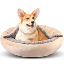 Cama para animais de estimação Camas GASUR para cães pequenos e médios com cobertor com capuz