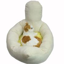 Cama para animais de estimação fofa e aconchegante para pequenos animais de estimação Winter Warmth White