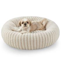Cama para animais de estimação MIXJOY 58x58x20cm Rosquinha lavável para cães pequenos Cama para animais de estimação MIXJOY 58x58x20cm Rosquinha lavável para cães pequenos