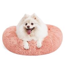 Cama para animais de estimação MIXJOY Orthopaedic Donut Cuddler para cães e gatos rosa Cama para animais de estimação MIXJOY Orthopaedic Donut Cuddler para cães e gatos rosa