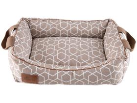 Cama para Cachorro e Gato P Bpets Top Premium - Caqui