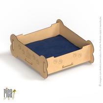 Cama Para Cachorro Gato Caminha Pet Luxo Madeira Colchão Cama Para Cachorro Gato Caminha Pet Luxo Madeira Colchão