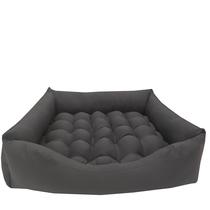 Cama Para Cachorro Grande Toda Cinza 90X90 Cm