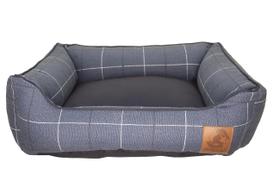 Cama para Cachorro Mabuu Pet - Azul com Linhas - Tamanho P