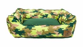 Cama para Cachorro Mabuu Pet - Camuflado Neon - Tamanho P