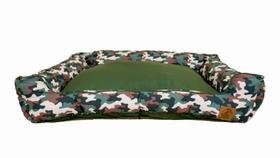 Cama para Cachorro Mabuu Pet - Camuflado Verde - Tamanho P