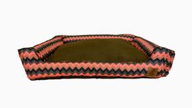 Cama para Cachorro Mabuu Pet - Chevron Rosa- Tamanho G