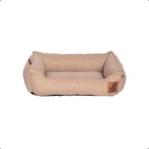 Cama Para Cachorro Mabuu Pet - Linho Creme - Tamanho M 90x70Cm