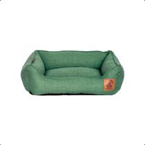 Cama para Cachorro Mabuu Pet - Linho Verde - Tamanho P 60x50Cm