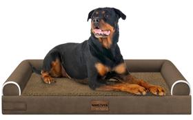 Cama para Cachorro NANUYA Ortopédica Lavável e Impermeável para Cães Grandes Cama para Cachorro NANUYA Ortopédica Lavável e Impermeável para Cães Grandes