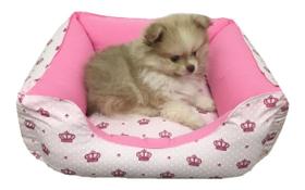 Cama Para Cachorro ou Gato Pet Pug Yorkshire Shih Tzu Chihuahua Rosa