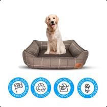Cama Para Cachorros Porte Médio e Grande Cinza Tamanho G