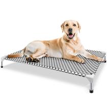Cama para cães ao ar livre Kuntrust Elevated Raised Pet Cot 54 kg cinza Cama para cães ao ar livre Kuntrust Elevated Raised Pet Cot 54 kg cinza