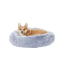 Cama para cães Bedfolks Calming Donut de 30 cm redonda para cães de médio porte Cama para cães Bedfolks Calming Donut de 30 cm redonda para cães de médio porte