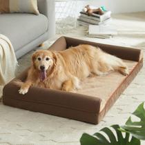 Cama para cães BFPETHOME ortopédica impermeável com capa removível