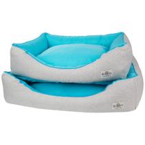 Cama para Cães Bonito Pra Cachorro Linho Clean Azul (G)