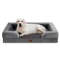 Cama para cães Comfort Expression Jumbo impermeável ortopédica cinza Cama para cães Comfort Expression Jumbo impermeável ortopédica cinza
