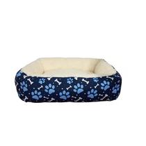 Cama para Cães e Gatos CamaPet Ossinho Ovelha Azul Tamanho G