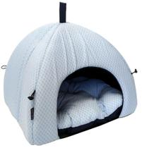 Cama Para Cães e Gatos Modelo Texas Cor Azul São Pet