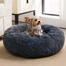 Cama para cães e gatos WNPETHOME Cama de donut calmante e ansiolítica Cama para cães e gatos WNPETHOME Cama de donut calmante e ansiolítica