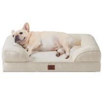 Cama para cães EHEYCIGA Espuma viscoelástica ortopédica impermeável para médio porte Cama para cães EHEYCIGA Espuma viscoelástica ortopédica impermeável para médio porte