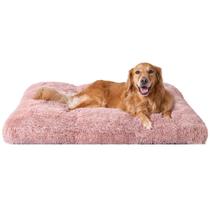 Cama para cães EHEYCIGA Fluffy para cães extra grandes, rosa