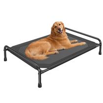 Cama para cães Ekisemio Large Elevated Cooling à prova d'água preta Cama para cães Ekisemio Large Elevated Cooling à prova d'água preta