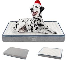 Cama para cães EMPSIGN reversível fria/quente para Crate Pad Grey XL