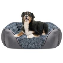 Cama para cães INVENHO G-Large Retangular Lavável Ortopédica Cinza