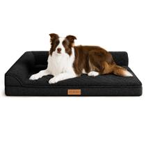 Cama para cães Jolifield ortopédica jacquard impermeável para cães grandes