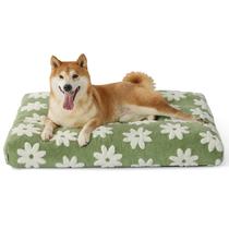 Cama para cães LE SURE Lesure Espuma grossa de tamanho grande com capa verde Cama para cães LE SURE Lesure Espuma grossa de tamanho grande com capa verde