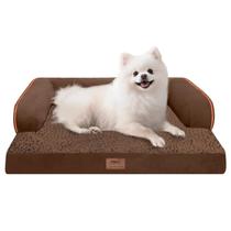 Cama para cães MEKIY Espuma viscoelástica ortopédica lavável à prova d'água Cama para cães MEKIY Espuma viscoelástica ortopédica lavável à prova d'água