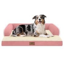 Cama para cães MEKIY ortopédica impermeável XL 97x64x17 cm rosa Cama para cães MEKIY ortopédica impermeável XL 97x64x17 cm rosa