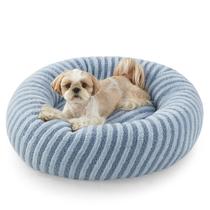 Cama para cães MIXJOY Rosquinha lavável pequena 58x58x20 cm azul