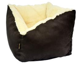 Cama para Cães ou Gatos de sued com tecido interno de ovelha fofinho. Caminha cachorro ou gato modelo Napoli São Pet Cama para Cães ou Gatos de sued com tecido interno de ovelha fofinho. Caminha cachorro ou gato modelo Napoli São Pet