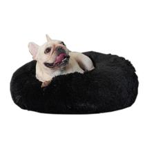 Cama para Cães Pequenos (48cm) - Lavável, Preta e Super Confortável