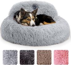 Cama para Cães PET JETT Média 76 cm Redonda Calmante Pelúcia Cama para Cães PET JETT Média 76 cm Redonda Calmante Pelúcia