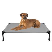 Cama para cães Veehoo Outdoor Elevated Cooling para cães grandes, cinza Cama para cães Veehoo Outdoor Elevated Cooling para cães grandes, cinza