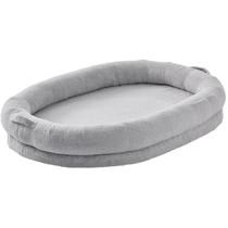 Cama para cães VEVOR Human Size 72x48x10 com capa lavável cinza Cama para cães VEVOR Human Size 72x48x10 com capa lavável cinza